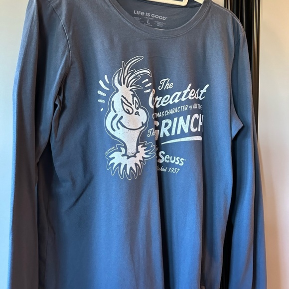 Life is Good size large long sleeve Tshirt top - Picture 2 of 6